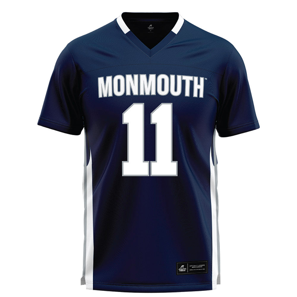 Monmouth - NCAA Men's Lacrosse : Sean Ketchen - Blue Lacrosse Jersey-0