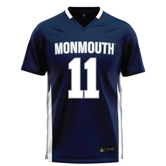 Monmouth - NCAA Men's Lacrosse : Sean Ketchen - Blue Lacrosse Jersey-0