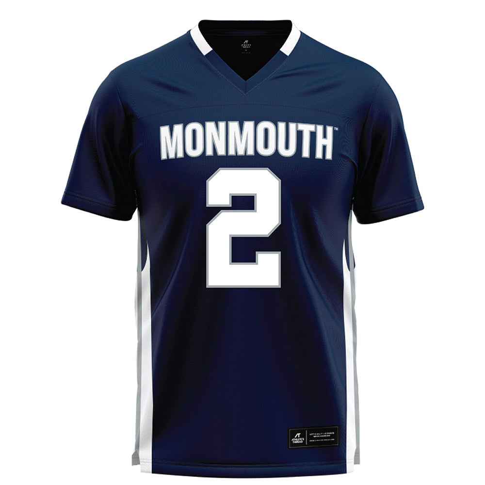 Monmouth - NCAA Men's Lacrosse : Matt Dollive - Blue Lacrosse Jersey-0