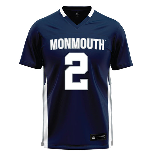 Monmouth - NCAA Men's Lacrosse : Matt Dollive - Blue Lacrosse Jersey-0