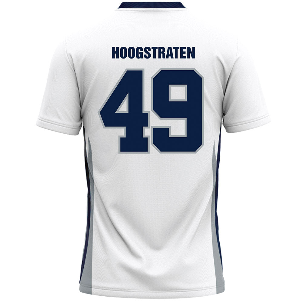 Monmouth - NCAA Men's Lacrosse : Kade Hoogstraten - White Lacrosse Jersey-1
