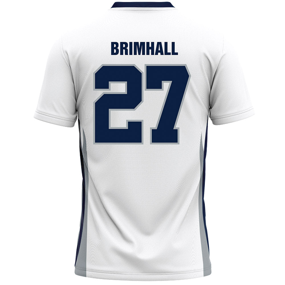 Monmouth - NCAA Men's Lacrosse : Will Brimhall - White Lacrosse Jersey-1