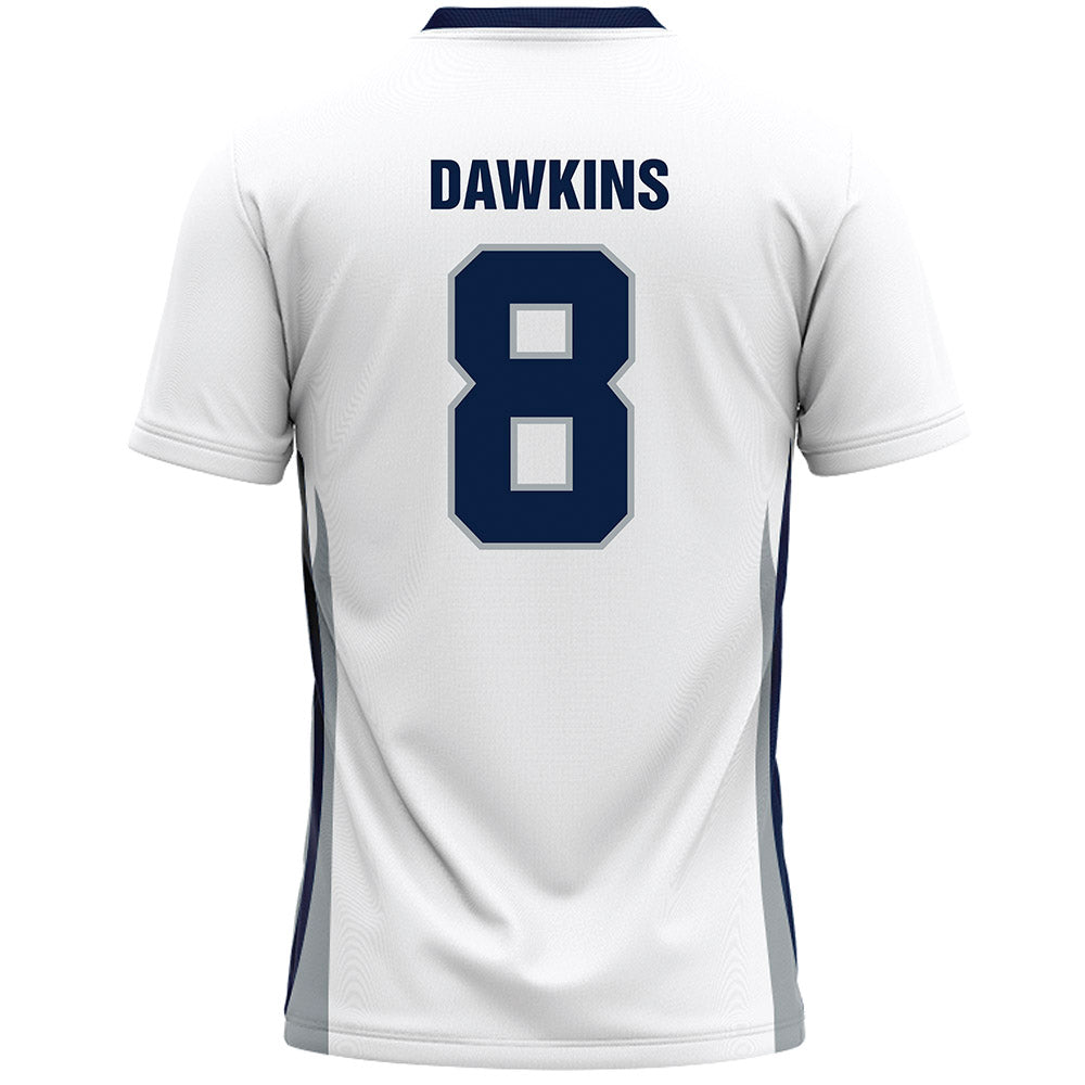 Monmouth - NCAA Men's Lacrosse : Cole Dawkins - White Lacrosse Jersey-1