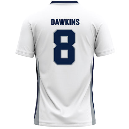 Monmouth - NCAA Men's Lacrosse : Cole Dawkins - White Lacrosse Jersey-1