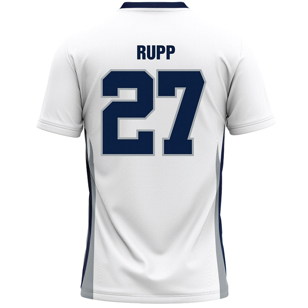 Monmouth - NCAA Men's Lacrosse : Aidan Rupp - White Lacrosse Jersey-1