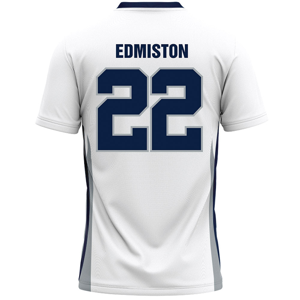 Monmouth - NCAA Men's Lacrosse : Miles Edmiston - White Lacrosse Jersey-1