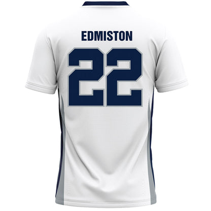 Monmouth - NCAA Men's Lacrosse : Miles Edmiston - White Lacrosse Jersey-1