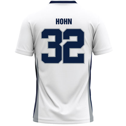 Monmouth - NCAA Men's Lacrosse : William Hohn - White Lacrosse Jersey