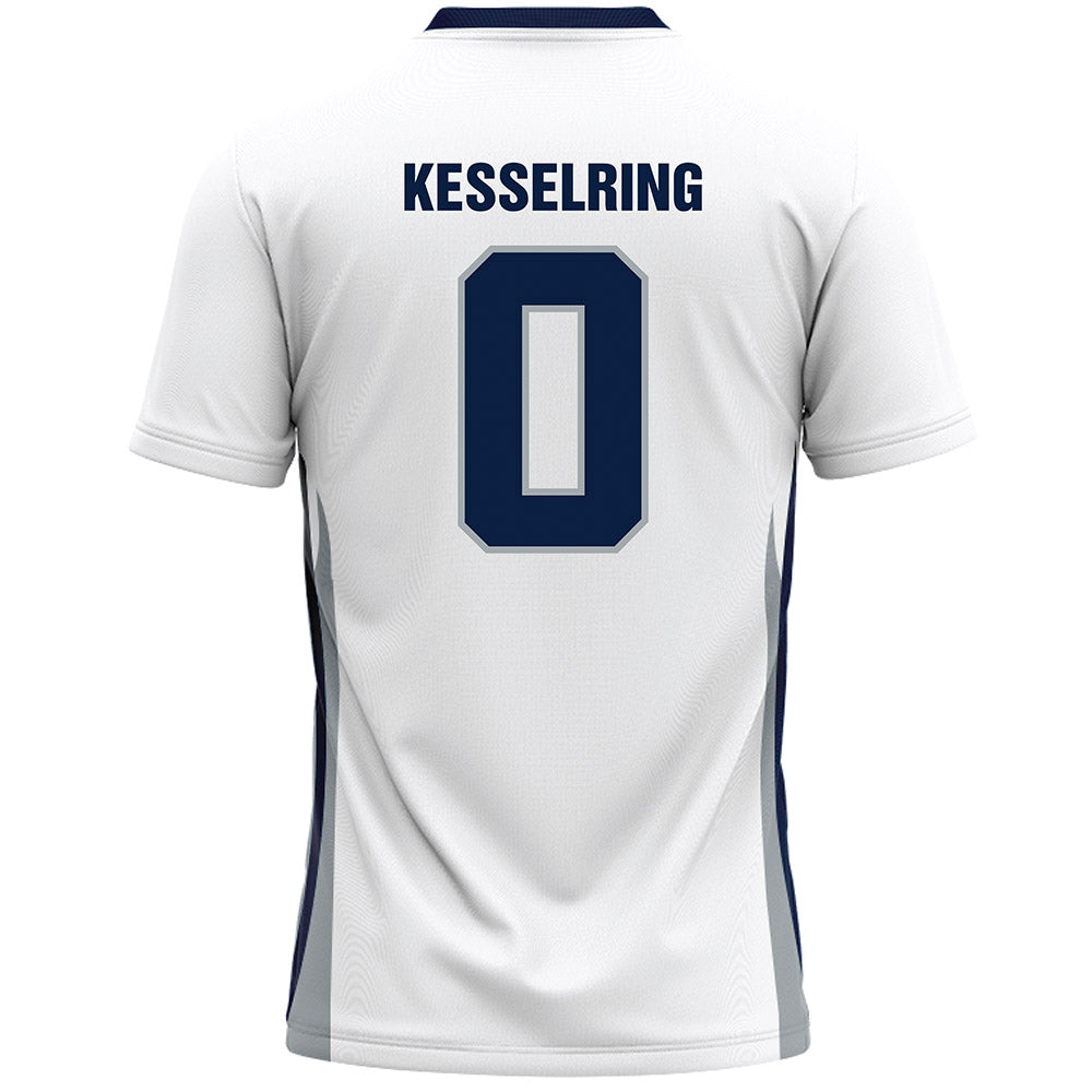 Monmouth - NCAA Men's Lacrosse : Caden Kesselring - White Lacrosse Jersey-1