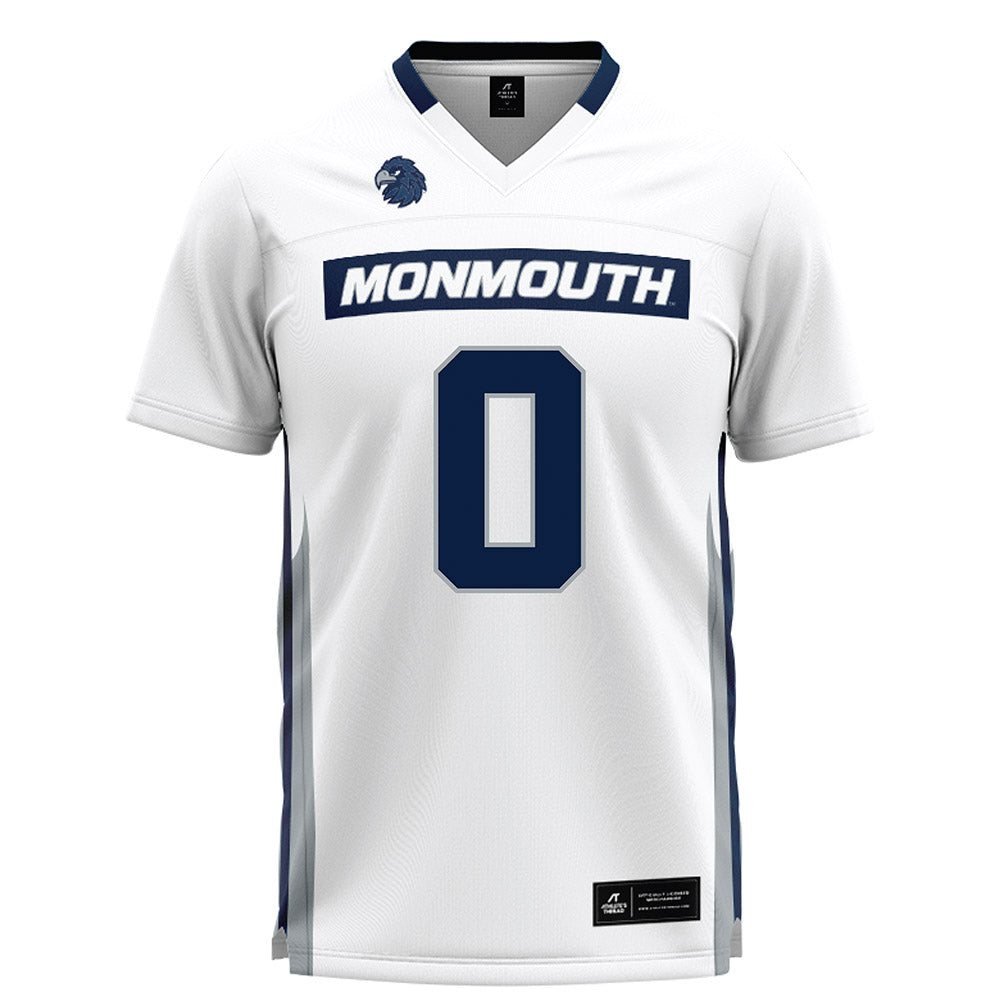 Monmouth - NCAA Men's Lacrosse : Caden Kesselring - White Lacrosse Jersey-0
