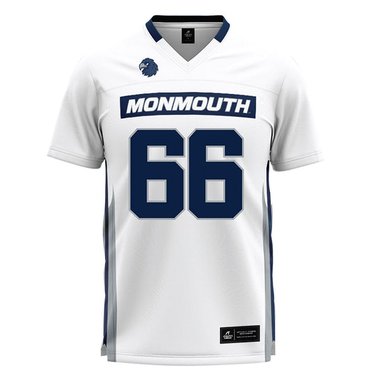 Monmouth - NCAA Men's Lacrosse : Sean Donegan - White Lacrosse Jersey-0