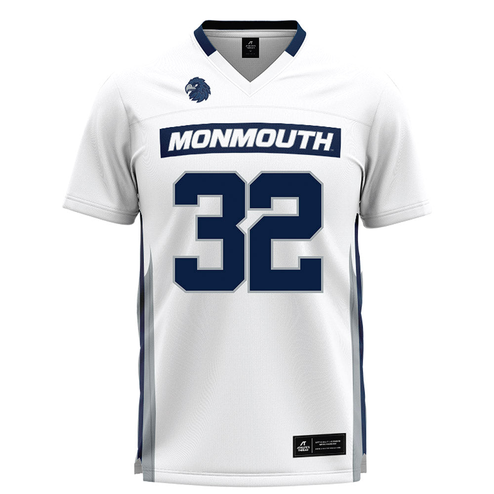 Monmouth - NCAA Men's Lacrosse : William Hohn - White Lacrosse Jersey