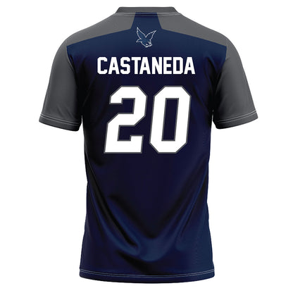 Monmouth - NCAA Softball : Alexis Castaneda - Blue Baseball Jersey
