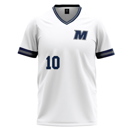 Monmouth - NCAA Softball : Savannah Simons - White Baseball Jersey