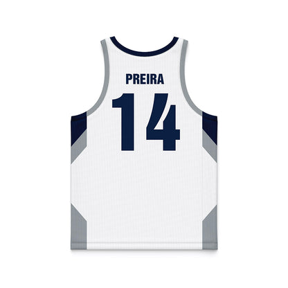 Monmouth - NCAA Women's Basketball : Kellyn Preira - White Basketball Jersey-1