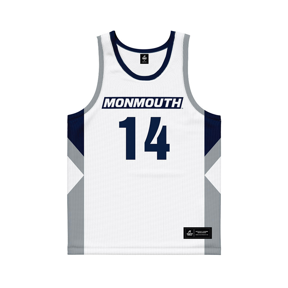 Monmouth - NCAA Women's Basketball : Kellyn Preira - White Basketball Jersey-0