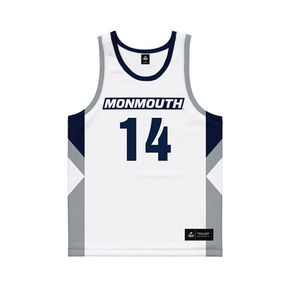 Monmouth - NCAA Women's Basketball : Kellyn Preira - White Basketball Jersey-0