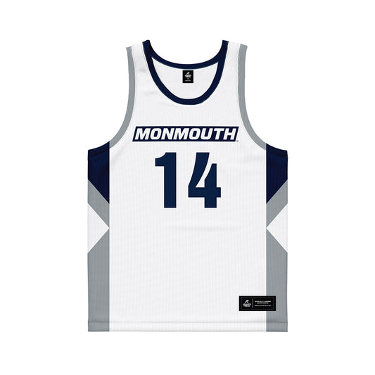 Monmouth - NCAA Women's Basketball : Kellyn Preira - White Basketball Jersey-0