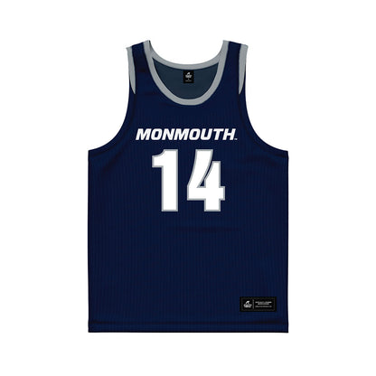 Monmouth - NCAA Women's Basketball : Kellyn Preira - Blue Basketball Jersey-0