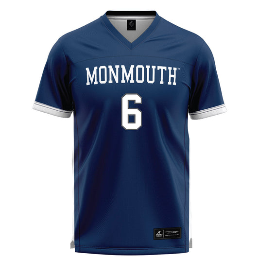 Monmouth - NCAA Women's Lacrosse : AC Cunneen - Blue Lacrosse Jersey