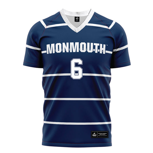 Monmouth - NCAA Women's Soccer : Katie DeGaetano - Blue Soccer Jersey