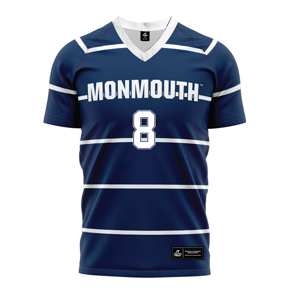 Monmouth - NCAA Women's Soccer : Ashley Lavrich - Blue Soccer Jersey