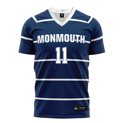 Monmouth - NCAA Women's Soccer : Lindsey Husic - Blue Soccer Jersey