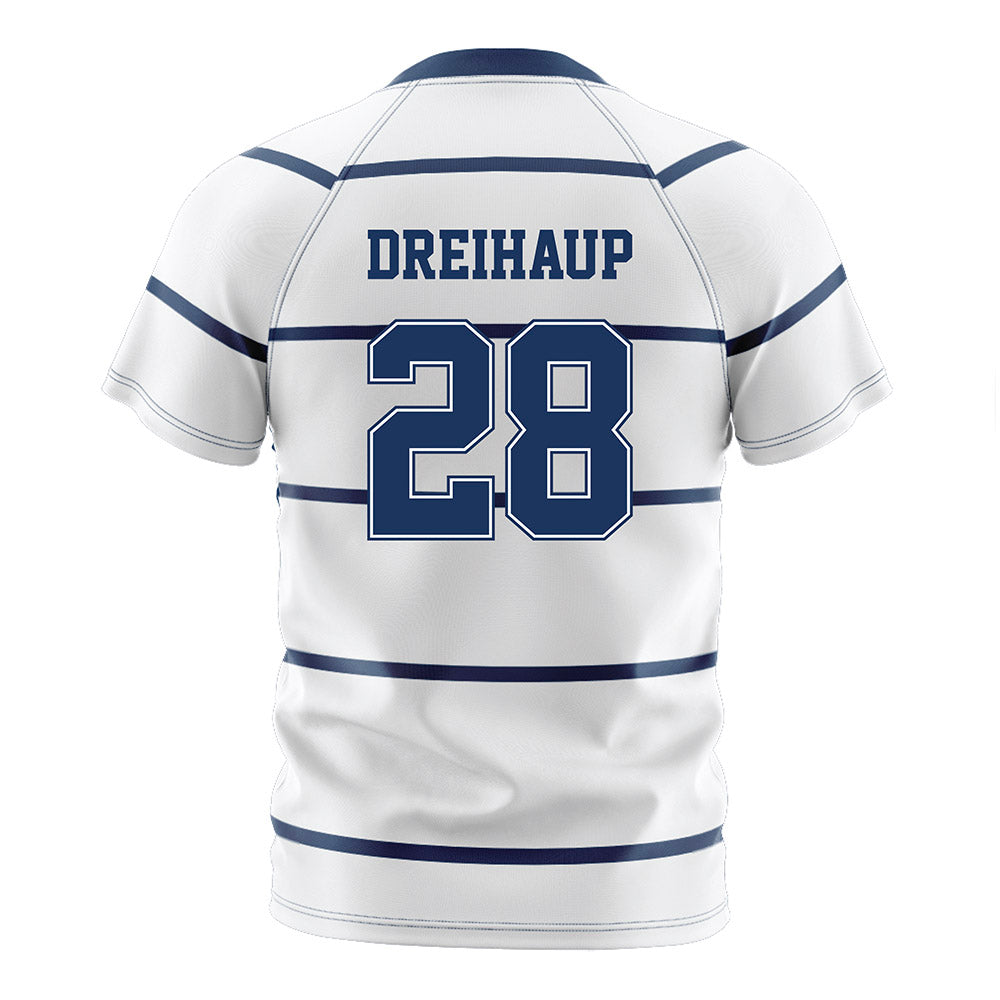 Monmouth - NCAA Women's Soccer : Alex Dreihaup - White Soccer Jersey-1