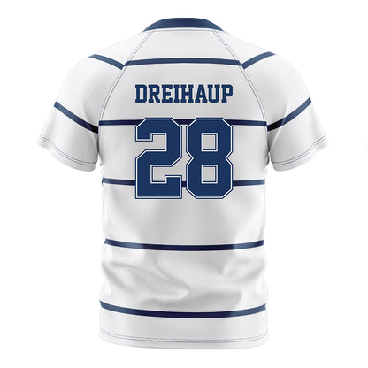 Monmouth - NCAA Women's Soccer : Alex Dreihaup - White Soccer Jersey-1