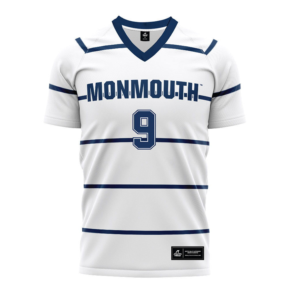 Monmouth - NCAA Women's Soccer : Chloe Messer - White Soccer Jersey-0