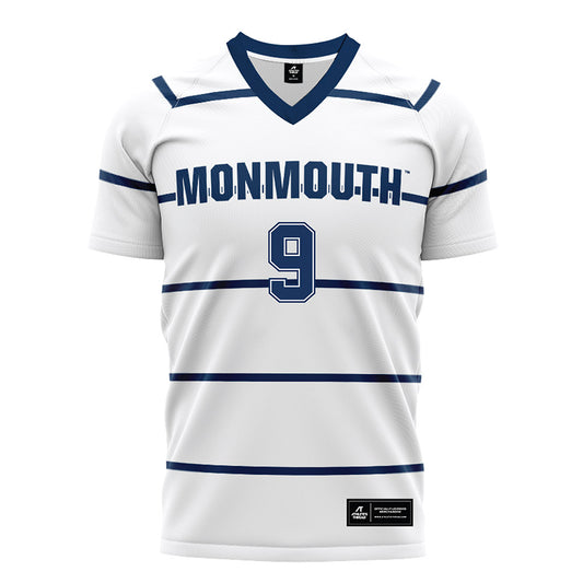 Monmouth - NCAA Women's Soccer : Chloe Messer - White Soccer Jersey-0