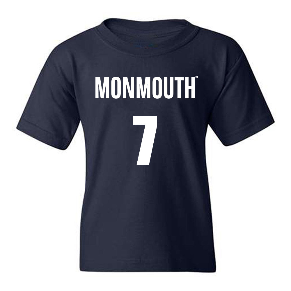 Monmouth - NCAA Men's Basketball : Justin Ray - Replica Shersey Youth T-Shirt-0