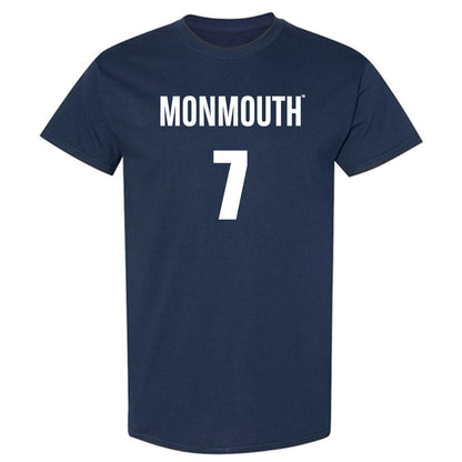 Monmouth - NCAA Men's Basketball : Justin Ray - Replica Shersey T-Shirt-0