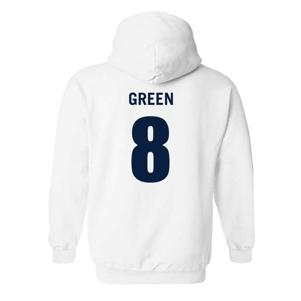 Monmouth - NCAA Men's Basketball : Christopher Green - Replica Shersey Hooded Sweatshirt-1