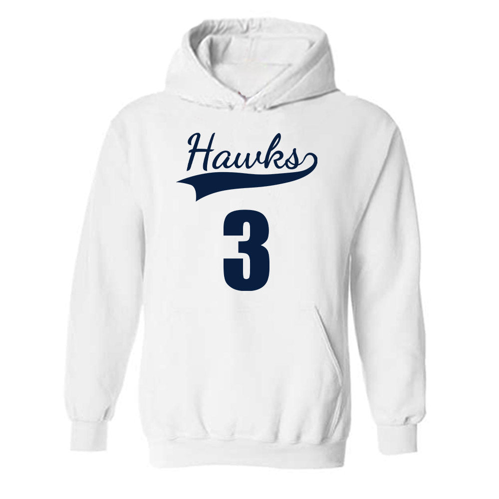 Monmouth - NCAA Men's Basketball : Anthony Martinez - Replica Shersey Hooded Sweatshirt-0