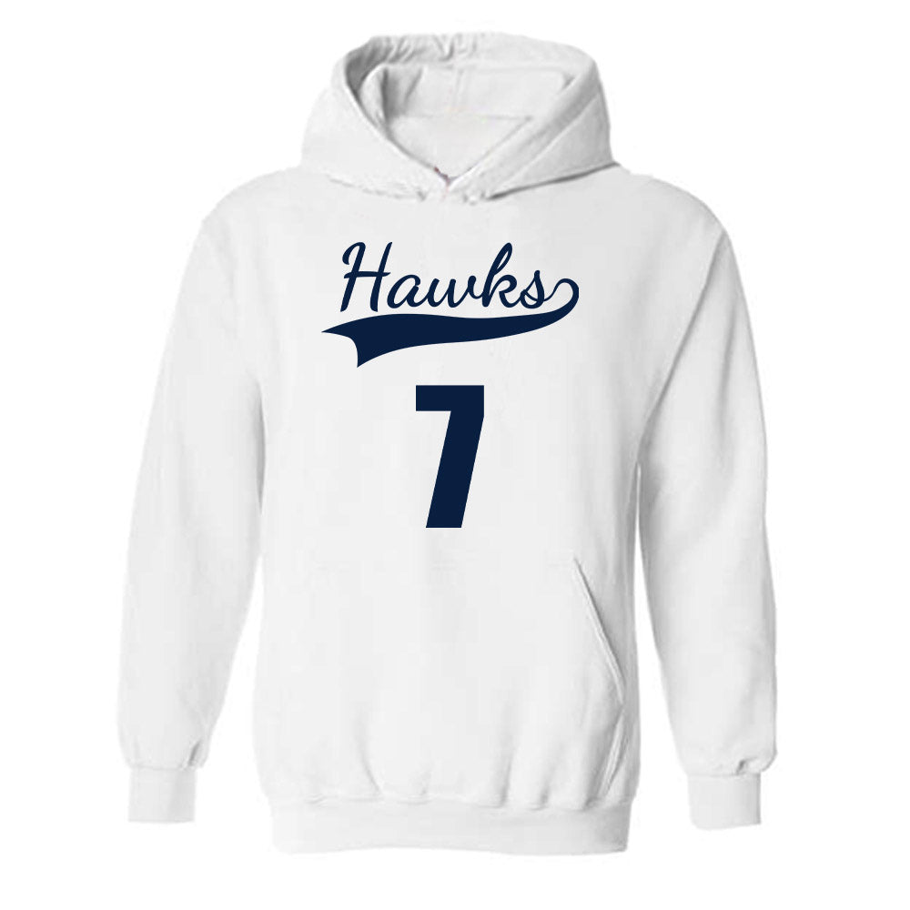 Monmouth - NCAA Men's Basketball : Justin Ray - Replica Shersey Hooded Sweatshirt-0