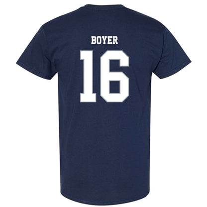 Monmouth - NCAA Men's Lacrosse : Daniel Boyer - Blue T-Shirt-1