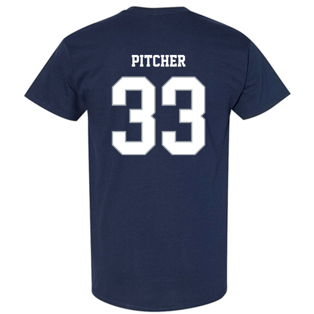 Monmouth - NCAA Men's Lacrosse : Cole Pitcher - Blue T-Shirt