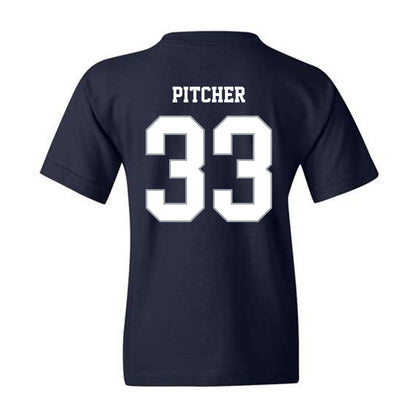 Monmouth - NCAA Men's Lacrosse : Cole Pitcher - Blue Youth T-Shirt