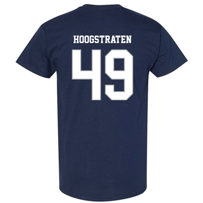Monmouth - NCAA Men's Lacrosse : Kade Hoogstraten - Blue T-Shirt-1