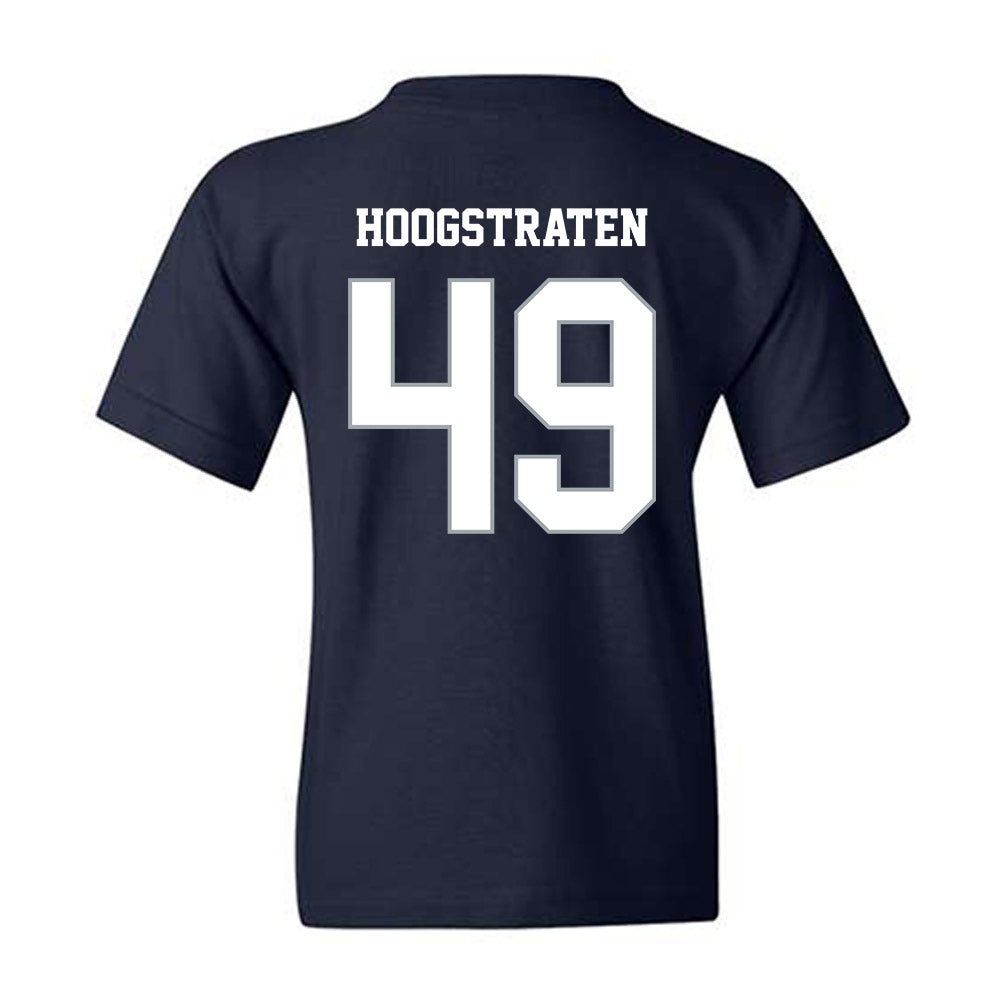 Monmouth - NCAA Men's Lacrosse : Kade Hoogstraten - Blue Youth T-Shirt-1
