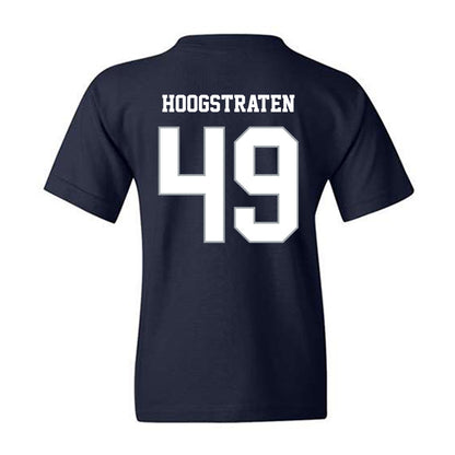 Monmouth - NCAA Men's Lacrosse : Kade Hoogstraten - Blue Youth T-Shirt-1
