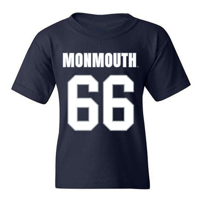 Monmouth - NCAA Men's Lacrosse : Sean Donegan - Blue Youth T-Shirt-0