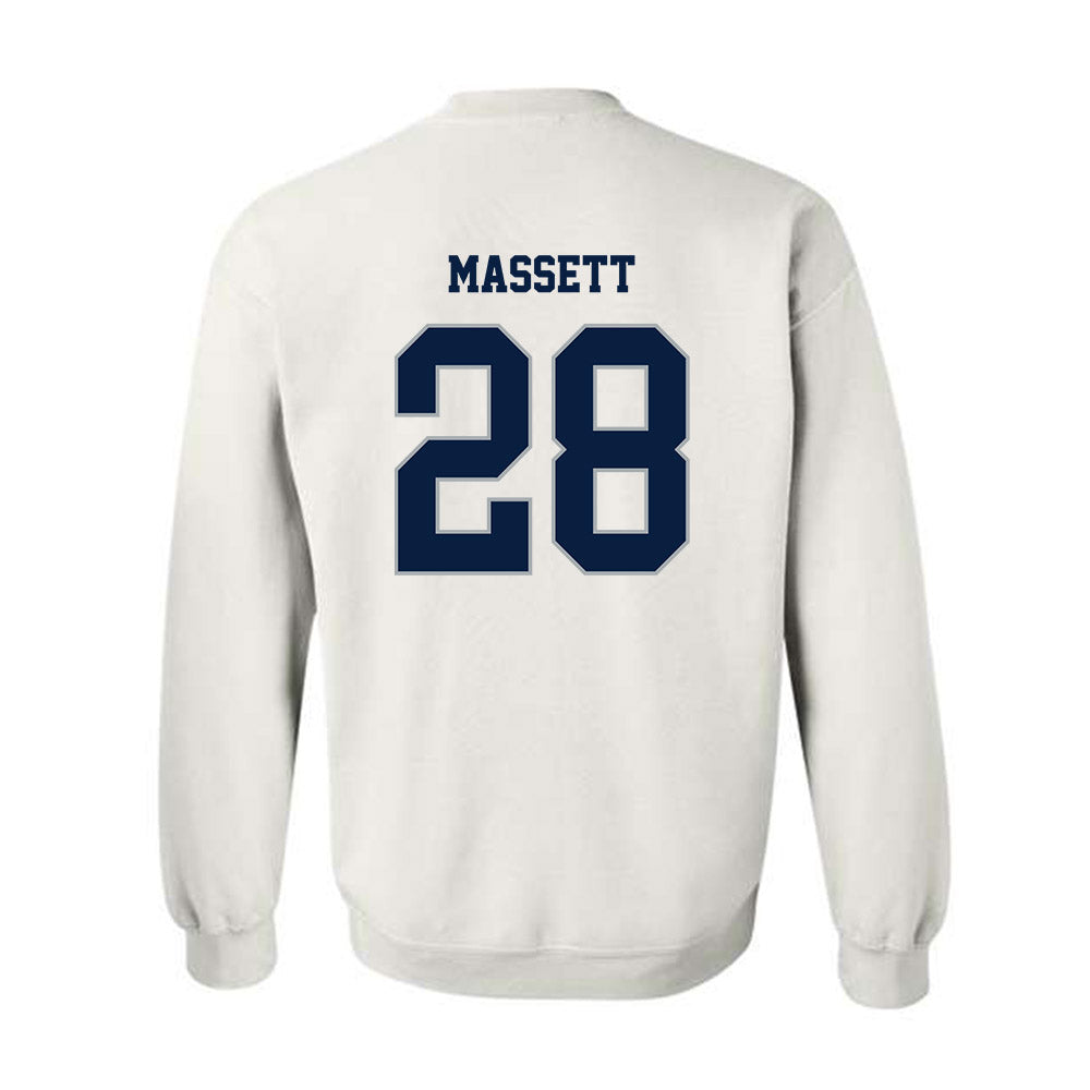 Monmouth - NCAA Men's Lacrosse : Sean Massett - Replica Shersey Crewneck Sweatshirt-1
