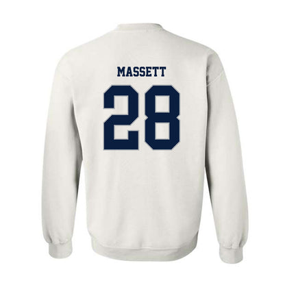 Monmouth - NCAA Men's Lacrosse : Sean Massett - Replica Shersey Crewneck Sweatshirt-1