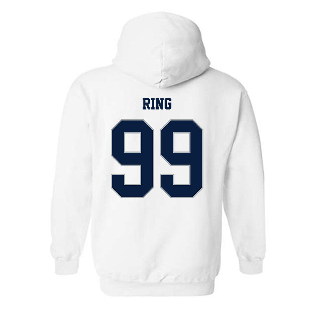 Monmouth - NCAA Men's Lacrosse : Kevin Ring - Replica Shersey Hooded Sweatshirt-1
