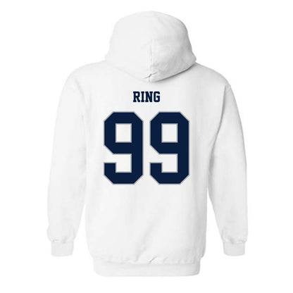 Monmouth - NCAA Men's Lacrosse : Kevin Ring - Replica Shersey Hooded Sweatshirt-1