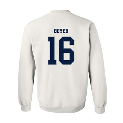 Monmouth - NCAA Men's Lacrosse : Daniel Boyer - Replica Shersey Crewneck Sweatshirt-1
