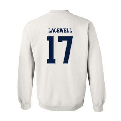 Monmouth - NCAA Men's Lacrosse : Terrence Lacewell - Replica Shersey Crewneck Sweatshirt-1