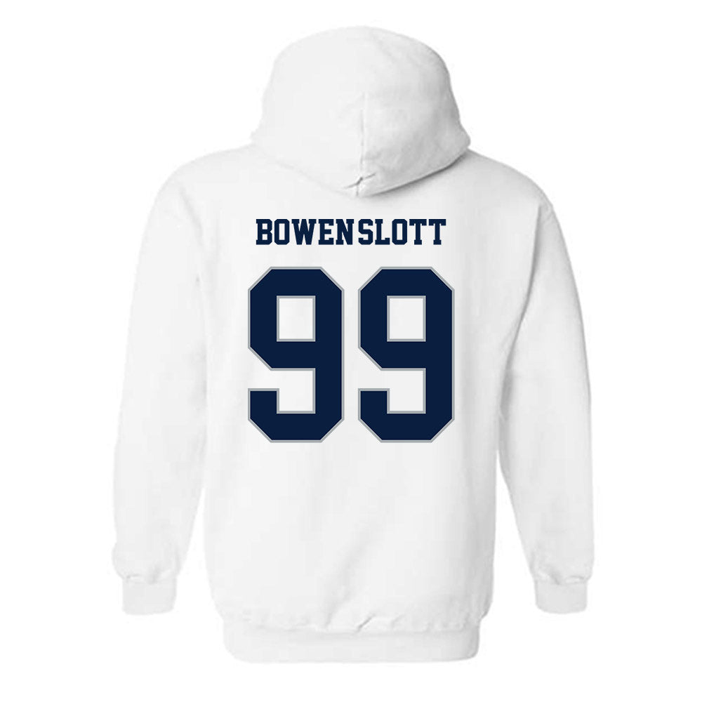Monmouth - NCAA Men's Lacrosse : Gabe Bowen-Slott - Replica Shersey Hooded Sweatshirt-1